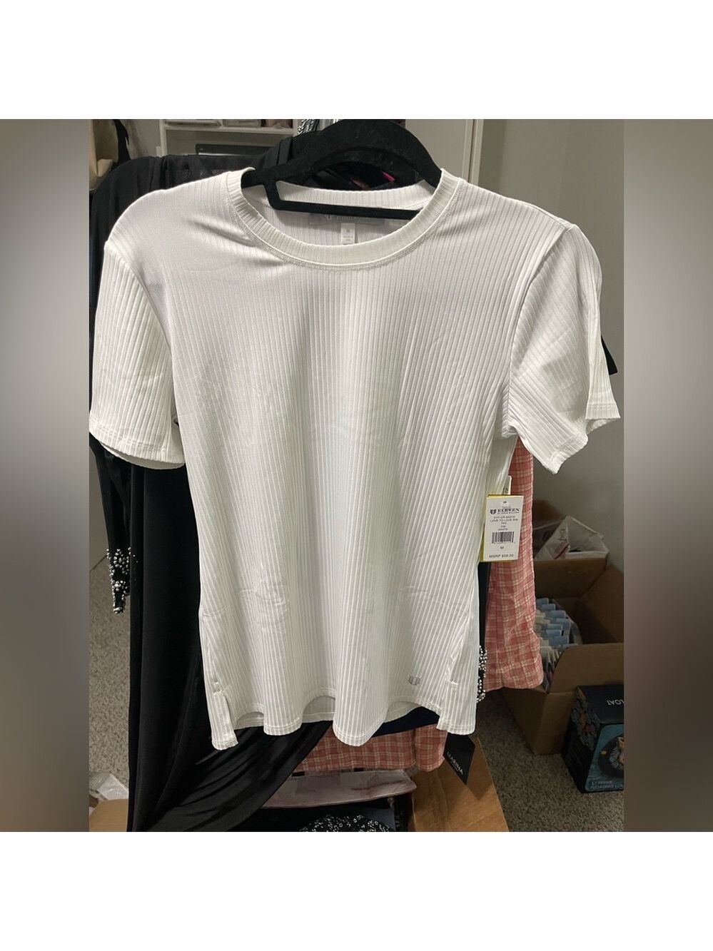 EleVen by Venus Williams White Short Sleeve Tee